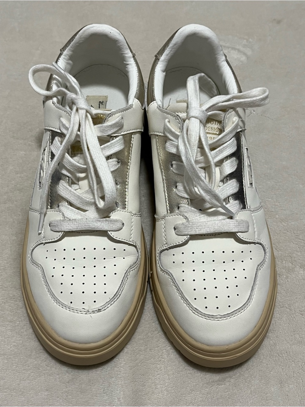 Vintage Havana Finesse Perforated Lace Up Sneakers